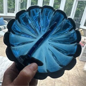 Vintage Glass Ashtray